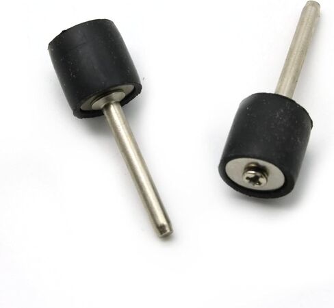 TMAX 100 pc 1/2 Inch Sand Drum Grit 120 Medium with 2 pc 1/8 Inch Mandrel for Dremel Rotary Tools in Saudi Arabia