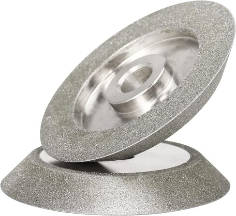 3''x 1/2''x 2/5'' 45-Degree Diamond Grinding Wheel Grinding Hard Alloy Cutter, Glass, Tiles, Tungsten Sharpener and Ceramics for Grinder Cutter Tool in Saudi Arabia