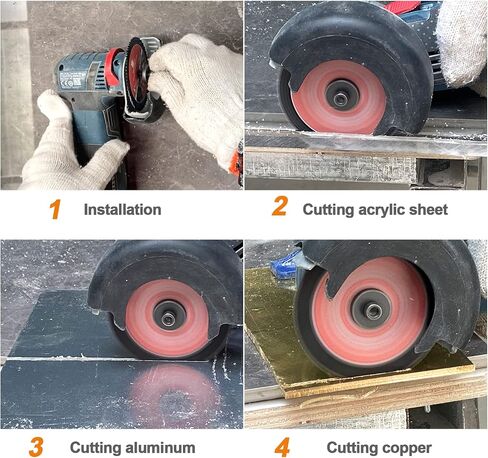 HSS Circular Saw Blade 3inch - BRSCHNITT 3pcs 72T 10mm Bore Cutting Discs for Wood, Copper, Aluminum, Plastic and Soft Metal in Saudi Arabia