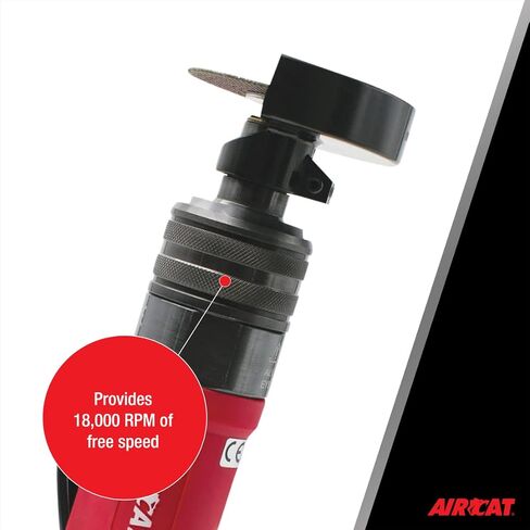 AIRCAT Pneumatic Tools 6530: .5 HP 3-Inch Flex Head Cut-Off Tool 18,000 RPM Free Speed in Saudi Arabia