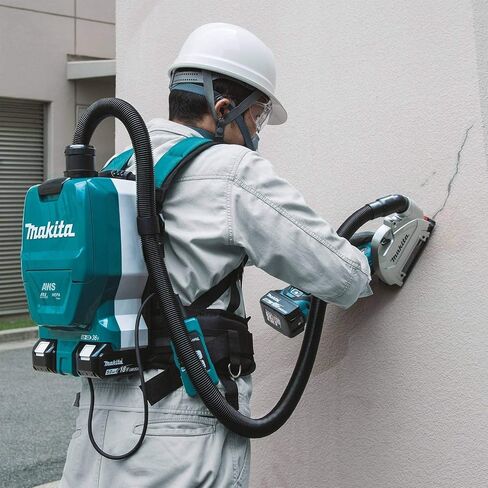 Makita XCV10ZX 18V X2 LXT® Lithium-Ion (36V) Brushless Cordless 1/2 Gallon HEPA Filter Backpack Dry Dust Extractor, AWS™ Capable, Tool Only in Saudi Arabia