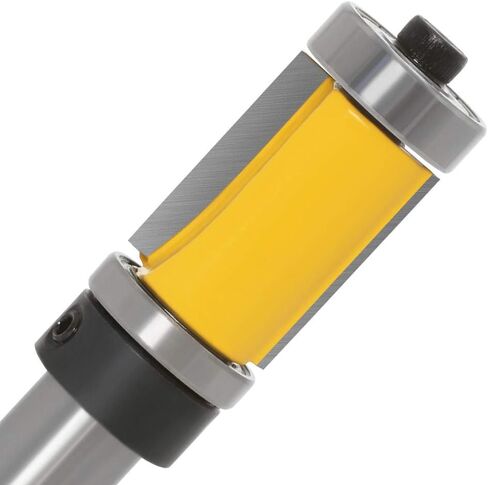 WSOOX 3 قطعة فلوش تقليم راوتر بت مجموعة 1/2 عرقوب العلوي والسفلي تحمل دافق تقليم راوتر بت مزدوج تحمل الموجهة بت التوجيه in Kuwait