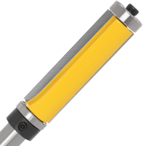 WSOOX 3 قطعة فلوش تقليم راوتر بت مجموعة 1/2 عرقوب العلوي والسفلي تحمل دافق تقليم راوتر بت مزدوج تحمل الموجهة بت التوجيه in Kuwait