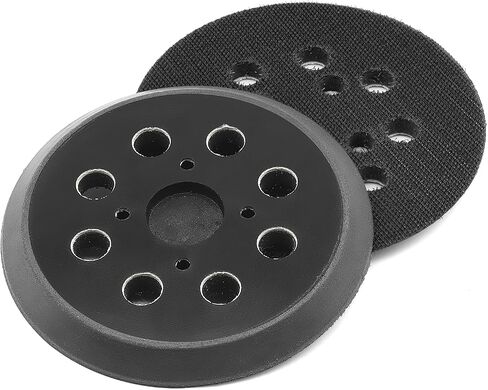 Taokyid 5" Sander Replacement Pad Kit 4 Foam Backing Pads+30 Sanding Discs | 5 Inch Compatible with Ryobi/Ridgid/Craftsman, 4 Hook & Loop Foam Pads, 30 Sanding Discs, 5 Each of 40/60/80/120/180/220 Grit in Saudi Arabia