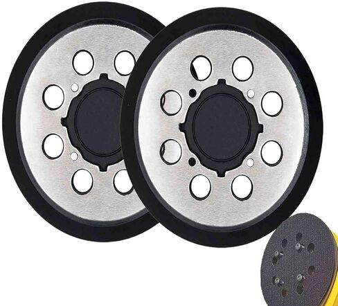 2 Packs for DeWalt DWE64233 & N329079 Orbital Sander Replacement Pad, 5 inch 8 Hole Hook and Loop Sanding Disc Backing Pads, Compatible with DWE6421-B2, DWE6421-B3, DWE6423/6423K, DWE6421/6421K in Kuwait