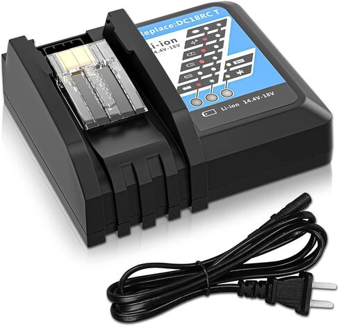 7A DC18RC Replacement Charger for Makita 18 Volt Charger Rapid Battery Charger Compatible with Makita 14.4V-18V Li-ion Battery BL1415 BL1430 BL1815 BL1820B BL1830B BL1840B BL1850B BL1860B in Saudi Arabia