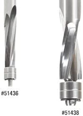 Amana Tool - 51436 Solid Carbide Spiral Plastic Flush Trim 1/4 Dia x 3/4 x 1/4 Shank x 3 I in Saudi Arabia
