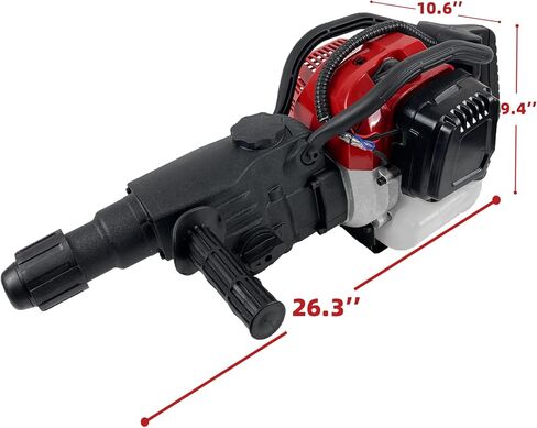 جاكشين 2 في 1 52cc البنزين جاك المطرقة قاطع الخرسانة 2-السكتة الدماغية تعمل بالغاز آلة حفر البنزين المحمولة جاك المطرقة in Kuwait