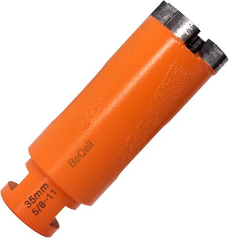 BeQell Diamond Core Drill Bit, 1 3/8 Inch Laser Welded 5/8-11 Thread Dry Granite Hole Saw for Marble Solid Block Stone Reinforced Concrete Quartz Countertop Hole Drilling(35mm) in Kuwait