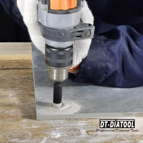 DT-DIATOOL Dry Diamond Drill Bits 1/2 Inch 2pcs for Tile Porcelian Marble with Quick-fit Hex Shank in Saudi Arabia