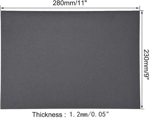 500 Grit Wet Dry Sanding Sheets Silicon Carbide Sandpaper 9x11 Inch 5pcs | Waterproof & Flexible Paper Backing,Resin Bonded Electro Coated, For Wood Furniture Metal Automotive, Polishing in Saudi Arabia