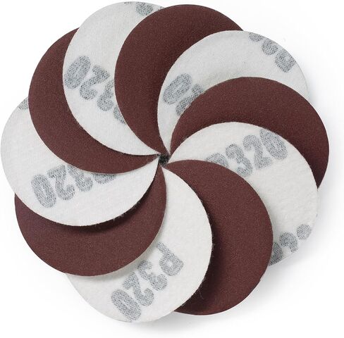 100PCS 2 Inch Hook and Loop Sanding Discs No-Hole Sandpaper 600 Grit Orbital Sander Pads for Sanders Drill Aluminum Oxide Sandpaper Discs for Woodworking Wood Automotive Metal in Saudi Arabia
