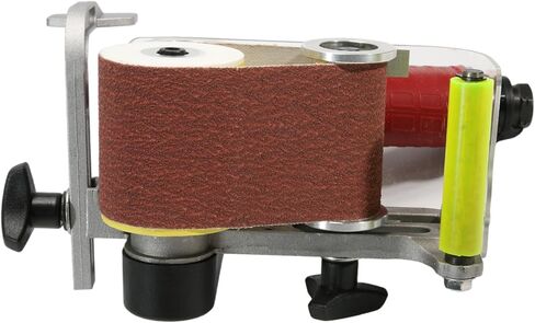 اداة صنفرة احترافية بحزام هوائي مع 10 قطع مقاس 60 × 280 ملم، اداة صنفرة سلكية معدنية تعمل بالهواء المضغوط جيدة للاعمال الخشبية والمعادن والتلميع بنفسك in Kuwait