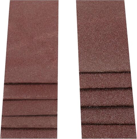 اداة صنفرة احترافية بحزام هوائي مع 10 قطع مقاس 60 × 280 ملم، اداة صنفرة سلكية معدنية تعمل بالهواء المضغوط جيدة للاعمال الخشبية والمعادن والتلميع بنفسك in Kuwait