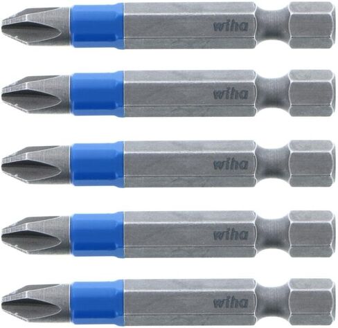 Wiha TerminatorBlue Impact Bit Phillips #2-2 Inch - 5 Pack in Saudi Arabia