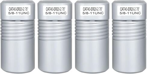 4 Piece Collet CAT40-ER20-2.76 Inch Tool Handle Collet Suitable for CNC Engraving Machine Milling Machine in Saudi Arabia