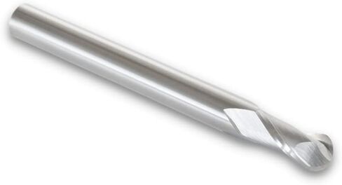 ROUTYBITS - 1/4 Inch - Ball Nose Bit - 1/4 Shank, 1/2 in. FL, Solid Carbide, Spiral Endmill, CNC Router Bits in Kuwait