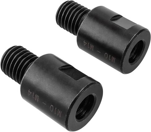 Eyech 2 جهاز كمبيوتر شخصى M10 إلى M14 محولات مرفق طاحونة زاوية، محول ثقب فتاحة الحفر M10 أنثى إلى M14 ذكر محول قضيب تمديد لفتحة زاوية طاحونة in Saudi Arabia