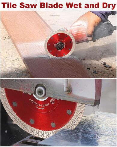 20 قطعة من شفرة المنشار الماسي من Therwen مقاس 4.5 بوصة، شفرة بلاط رفيعة، شفرة بلاط كبيرة، عجلة قطع ماسية لطاحونة الزوايا، قطع البورسلين، بلاط السيراميك، الجرانيت والرخام in Kuwait