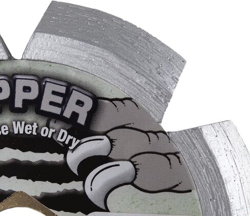 Delta Diamond Ripper Pro Premium 4 Inch X .250 Crack Chaser Diamond Blade, 7/8"-5/8" Arbor, V Shaped for Crack Repair in Concrete, Asphalt (4" X 1/4") in Kuwait