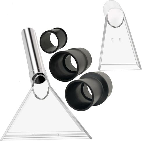 توناماكس ملحق استخراج شفاف يعمل مع اول شوب فاكس مع ثلاثة محولات 1-1/4 انش و1-7/8 انش و2-1/2 انش لتنظيف المفروشات والسجاد والتفاصيل التلقائية، ملحق استخراج المكنسة الكهربائية الرطبة/الجافة in Kuwait