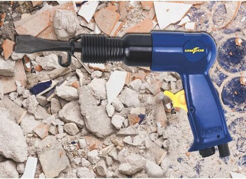 GOODYEAR Air Hammer W/4 Chisels Set (RP7621) 4500 BPM Air Compressor Tool, Blue in Saudi Arabia