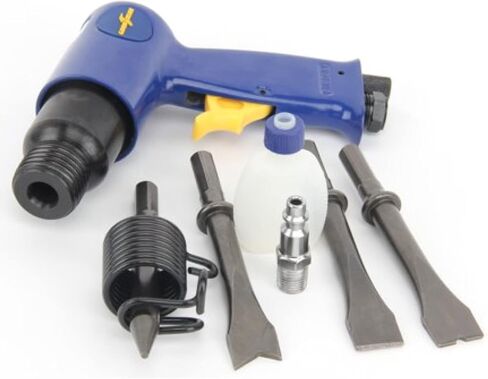 GOODYEAR Air Hammer W/4 Chisels Set (RP7621) 4500 BPM Air Compressor Tool, Blue in Saudi Arabia
