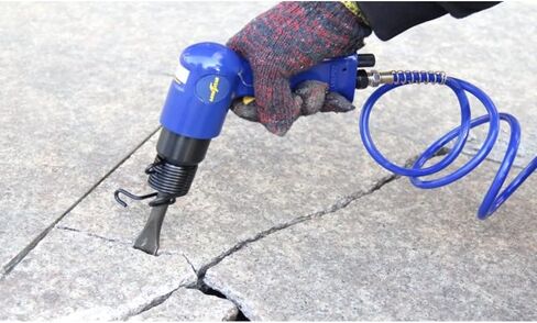 GOODYEAR Air Hammer W/4 Chisels Set (RP7621) 4500 BPM Air Compressor Tool, Blue in Saudi Arabia