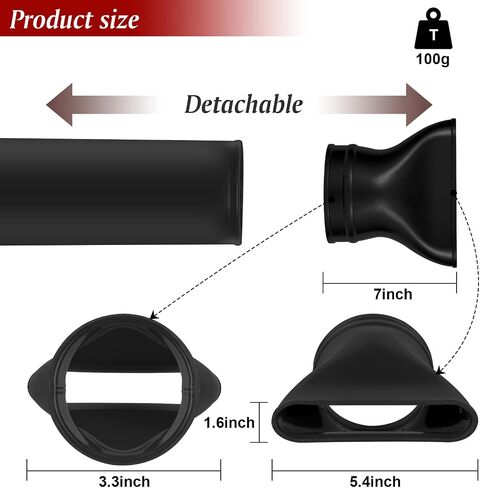 2724-20 Flat Nozzle for Milwaukee M18 Fuel Leaf Blower,Work for Milwaukee blower nozzle 2724-20 2724-21 in Saudi Arabia