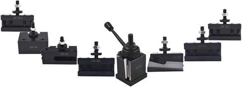 findmall Bxa 250-222 Tool Post Set Wedge Type Quick Change Turning and Facing Holders Fit for Lathe (8) in Saudi Arabia