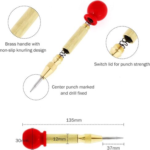 أدوات حفر الشطب الخشبية من WICHEMI مكونة من 26 قطعة - 6 لقم ثقب غاطسة، و7 لقمة ثقب غاطسة ثلاثية المدببة مع مفتاح ربط على شكل حرف L، و8 قطع قابس خشبية، وريشة ثقب ثلاثية الخطوات، ولكمة مركزية تلقائية in Kuwait