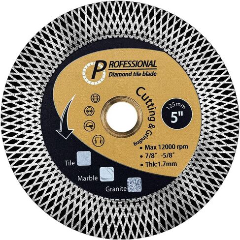 PANFREET 5" Super Porcelain Tile Blade for Cutting and Grinding Ceramic Tile Granite Marble in Saudi Arabia