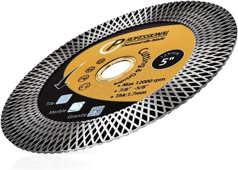 PANFREET 5" Super Porcelain Tile Blade for Cutting and Grinding Ceramic Tile Granite Marble in Saudi Arabia