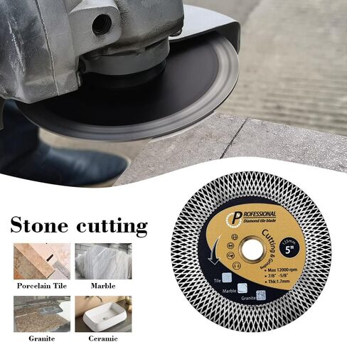 PANFREET 5" Super Porcelain Tile Blade for Cutting and Grinding Ceramic Tile Granite Marble in Saudi Arabia