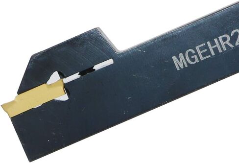 CNC Lathe Grooving Tool Holder MGEHR1616-3(0.63 Inch), with Three MGMN300 Cemented Carbide Blades. Yellow Processed Steel, Fuchsia Processed Stainless Steel, Silver Processed Aluminum Alloy. (3mm) in Kuwait