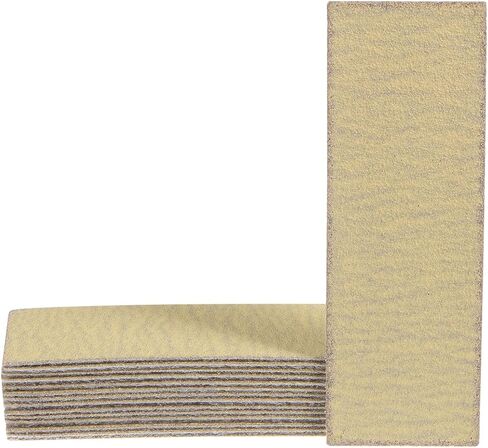 HARFINGTON 50pcs Micro Sander Paper 180 Grit 3.5x1.2 Inch Mini Sanding Sheets Strips Hook Loop Sandpapers for Wood Metal Small Projects Tight Spaces Polish Work in Kuwait