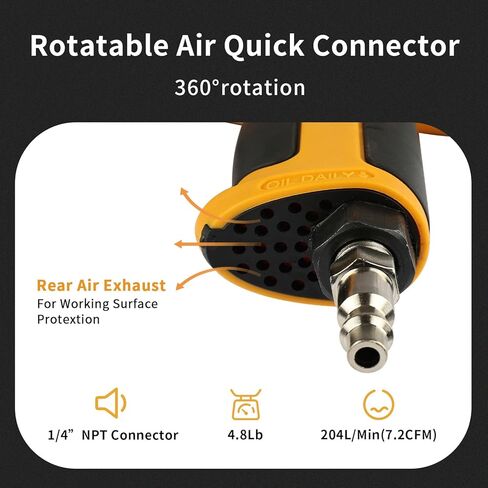 ZaraApex ½’’ Drive Air Impact Wrench, 625 ft.lb Torque Output for Changing Tires and Auto Repair in Kuwait