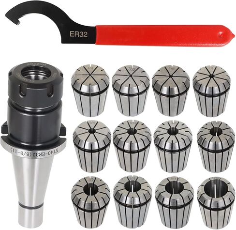 14Pcs ER-32 NMTB #40 Spring Collet Chuck Tool Holder with Box Fit for CNC Engraving Machine and Milling Lathe Tool in Saudi Arabia