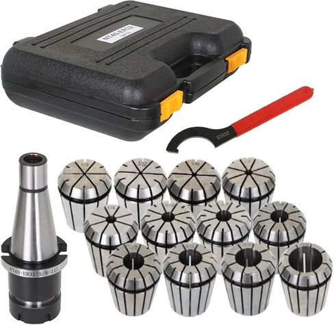 14Pcs ER-32 NMTB #40 Spring Collet Chuck Tool Holder with Box Fit for CNC Engraving Machine and Milling Lathe Tool in Saudi Arabia