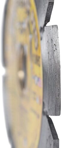 Delta Diamond Mad Dog HS 18 Inch Segmented Diamond Saw Blade, .140 X 1" Arbor, Made in USA, Premium, Wet/Dry, Laser-Welded, General Purpose Cutting Concrete, Masonry, Stone (18") in Kuwait