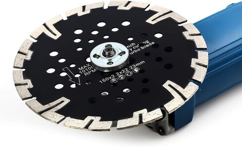 6" Diamond Turbo Saw Blade Granite Blade with Coolling Holes for Stone Concrete Brick Porcelian Tile (6") in Saudi Arabia