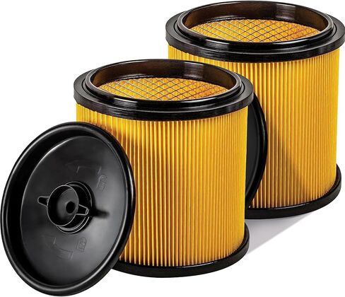 VCFS Replacement Standard Vacmaster Filters Compatible with Vacmaster and most Shop Vac/Hart 5 to 20 Gallon Wet/Dry Vacuums, Standard 2 pack Filters in Kuwait
