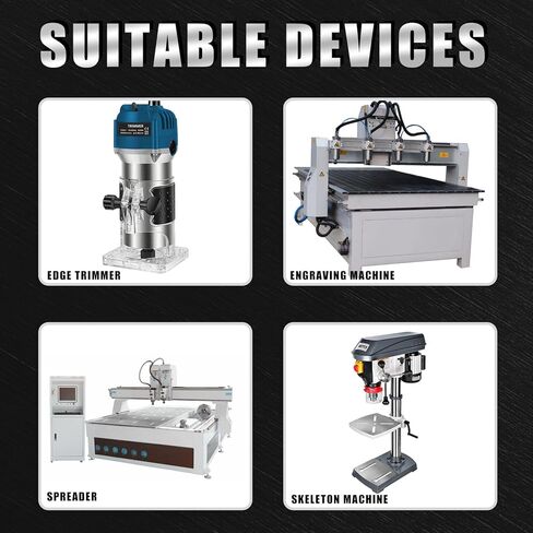 CSOOM TCT لقمة توجيه مستقيمة للتشذيب الصناعي، قطر 5/32 بوصة، ساق 1/4 بوصة، قاطع مستقيم من كربيد CNC، أدوات النجارة للحز والتشذيب، إلخ. in Kuwait