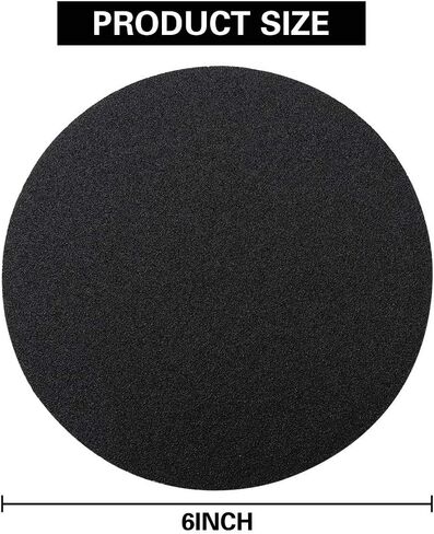 25 قطعة 6 بوصة 150 مم من ورق الصنفرة الاحترافي للتلميع الرطب والجاف، 10000 حبيبة ورق صنفرة رطب وجاف ممتاز مقاوم للماء وشديد التحمل من كربيد السيليكون مناسب لتلميع وتلميع السيارات وأعمال النجارة in Kuwait