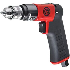 Chicago Pneumatic CP7300C - Air Power Drill, 1/4 Inch (6.5 mm), Keyed Chuck, Pistol Handle, 0.31 HP / 230 W, Stall Torque 1.9 ft. lbf / 2.6 NM, 3300 RPM, Hand Drill, Power Tools & Home Improvement in Kuwait
