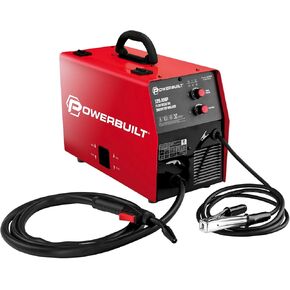 Powerbuilt Heat Gun Heavy Duty 1500W 2 Spd 622-1022F 7 Pc Nozzles Case - 240068 , Red