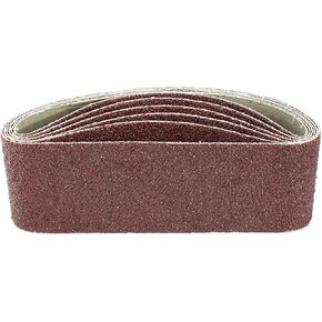 uxcell 3-Inch x 21-Inch Aluminum Oxide Sanding Belt 36 Grits Sandpaper Lapped Joint for Belt Sander 6pcs
