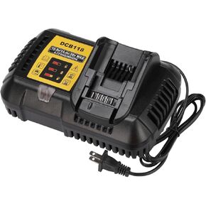 شاحن DCB118 لديوالت 20 فولت/60 فولت ماكس بطارية شاحن سريع بديل لمحطة ديوالت DCB118 DCB105 DCB015 DCB112 متوافق مع ديوالت DCB205 DCB206 DCB606 DCB609 DCB204 DCB612 DCB201 in Kuwait