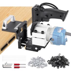Mortising Jig 2 in 1 Invisible Fastener Slotting Bracket Mortise and Tenon Jig for Router Woodworking Slotting Locator Wood Router Base for Woodworking Furniture Splicing in Kuwait