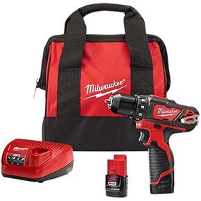 طقم ثقب لاسلكي 2407-22 M12 3/8 بوصة 12 فولت مع جراب in Kuwait